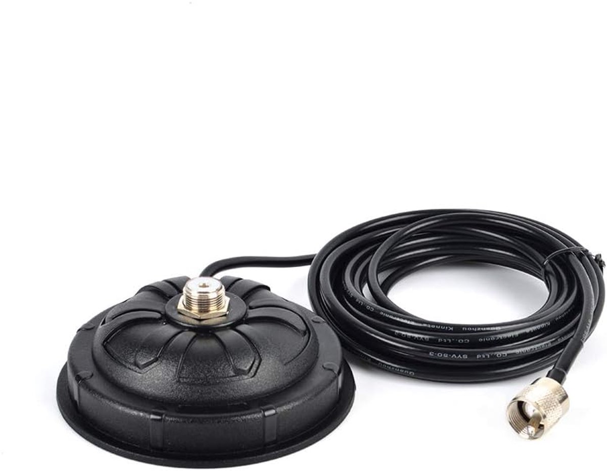 Mobiele Antenne Magnetische Bevestiging - 115cm Diameter - Geschikt voor CB HF VHF UHF - SnelShoppen