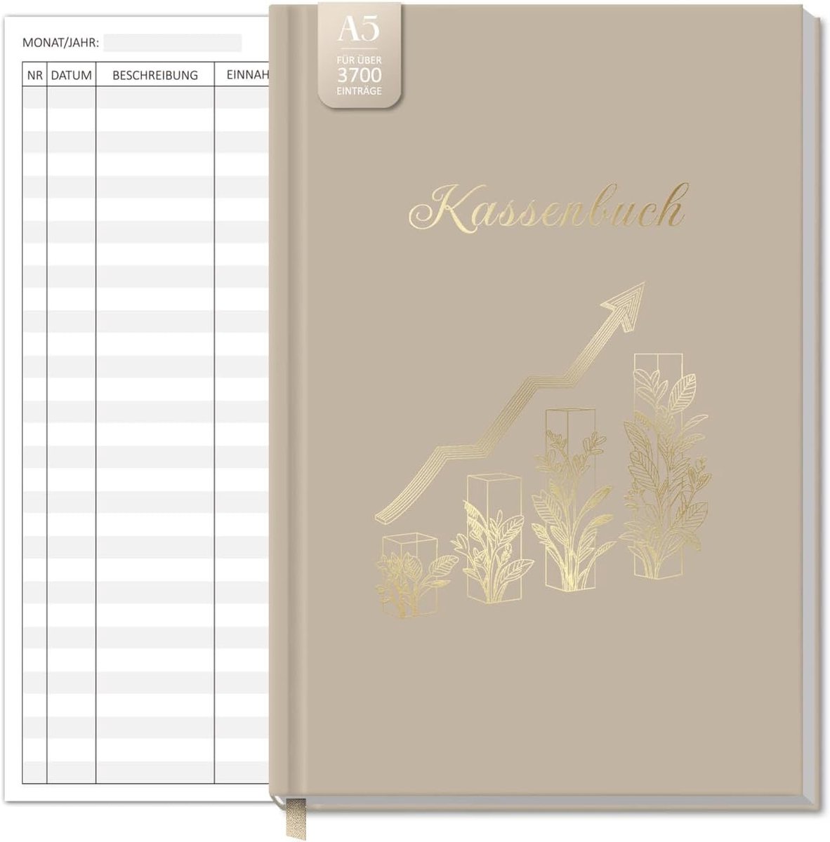 Budgetboek - Kaki - Hoogwaardige afbeeldingen - Perfect voor je financiën - SnelShoppen