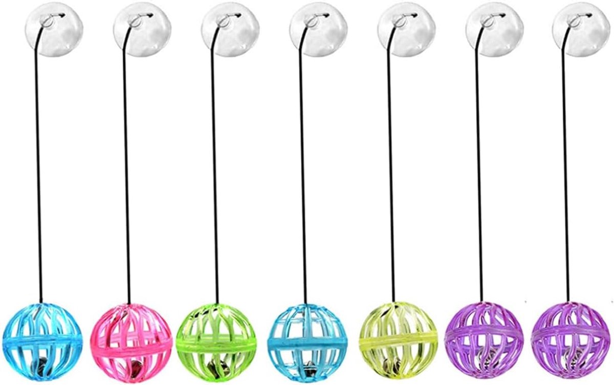 Reptielenspeelgoed 7-delig - Veilig kunststof - Decoratief en stressverlichtend - SnelShoppen