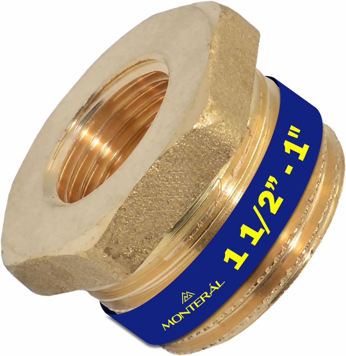 Reducer 1 1/2" naar 1" - Messing - 10 jaar garantie - Voor veilige verbindingen - ShopVlot