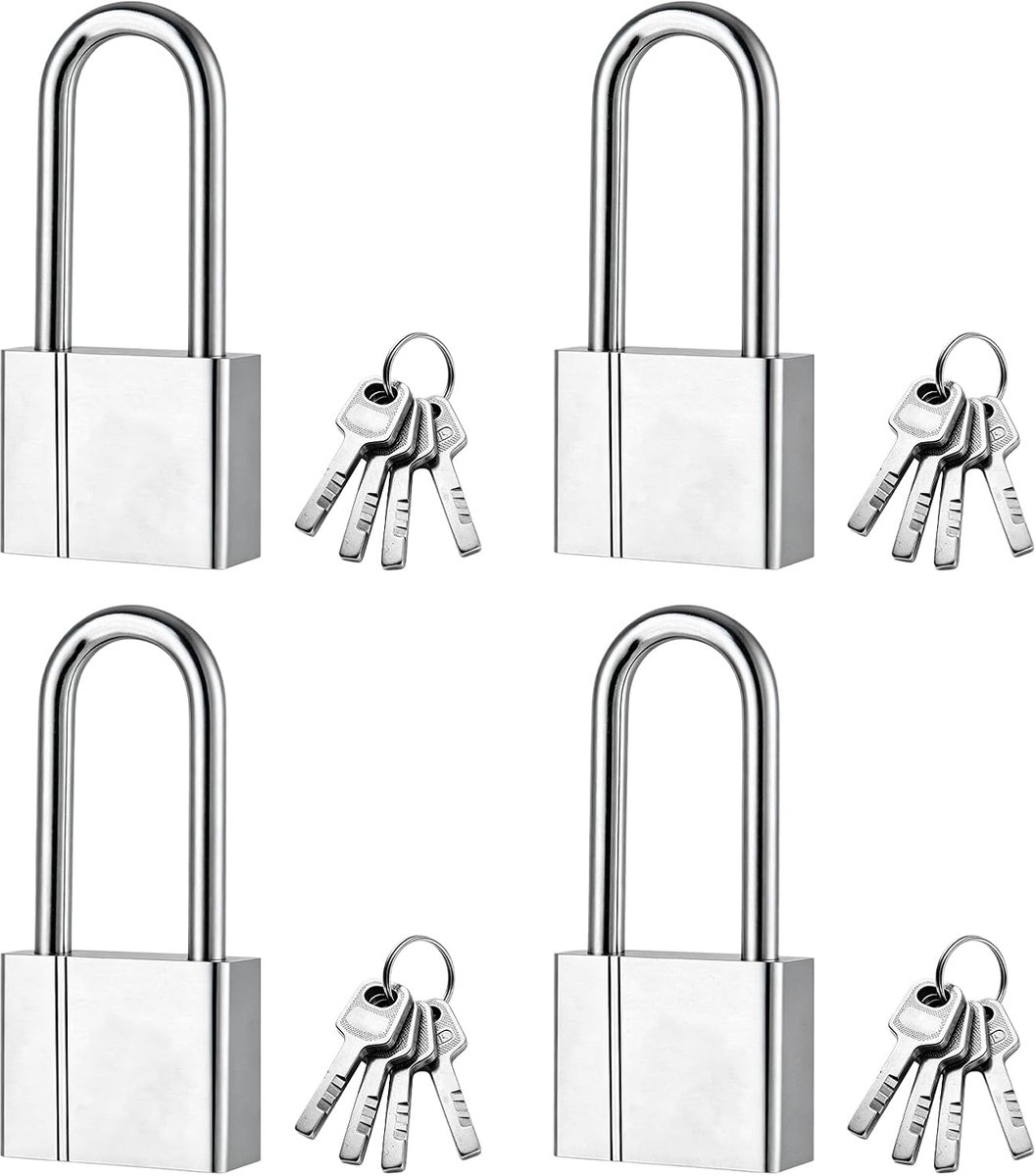 Hangslot 40 mm - roestvrij staal - waterdicht - veilig voor buitengebruik - ShopVlot