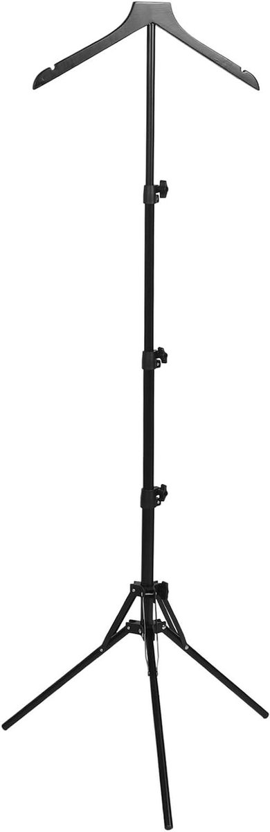 Kledingstomer Standaard - Paspop Torso - Kleding Presenteren - Stabiele Driepootbasis - 70 cm Hoogte - Zwart
