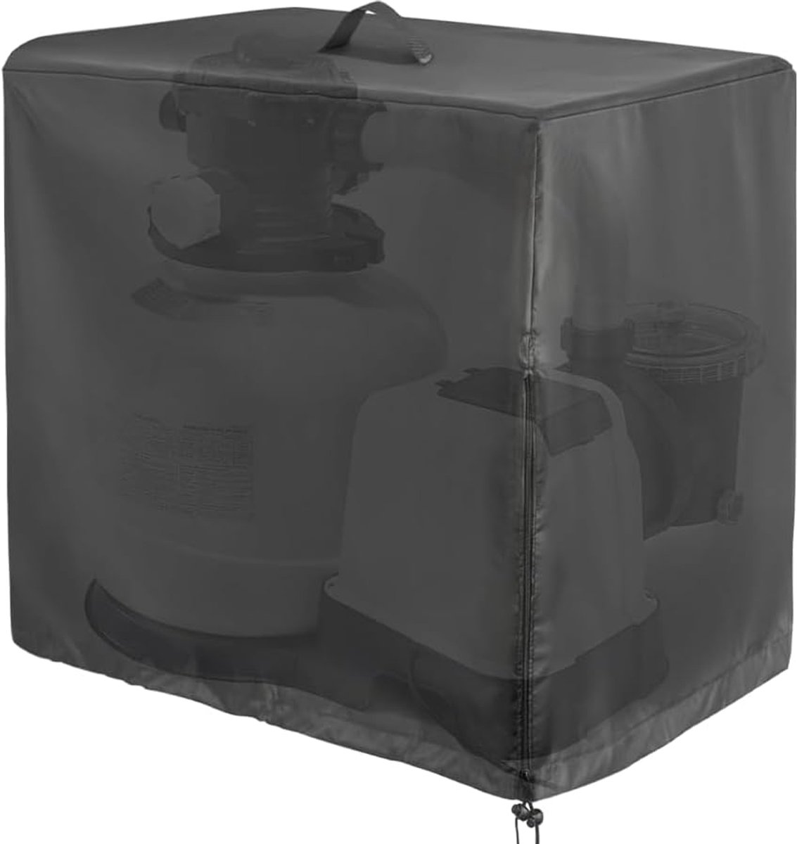 Poolpompafdekking 66 x 62 x 72 cm - waterdicht 420D Oxford - UV-bestendig - beschermt tegen roest en veroudering - ShopVlot