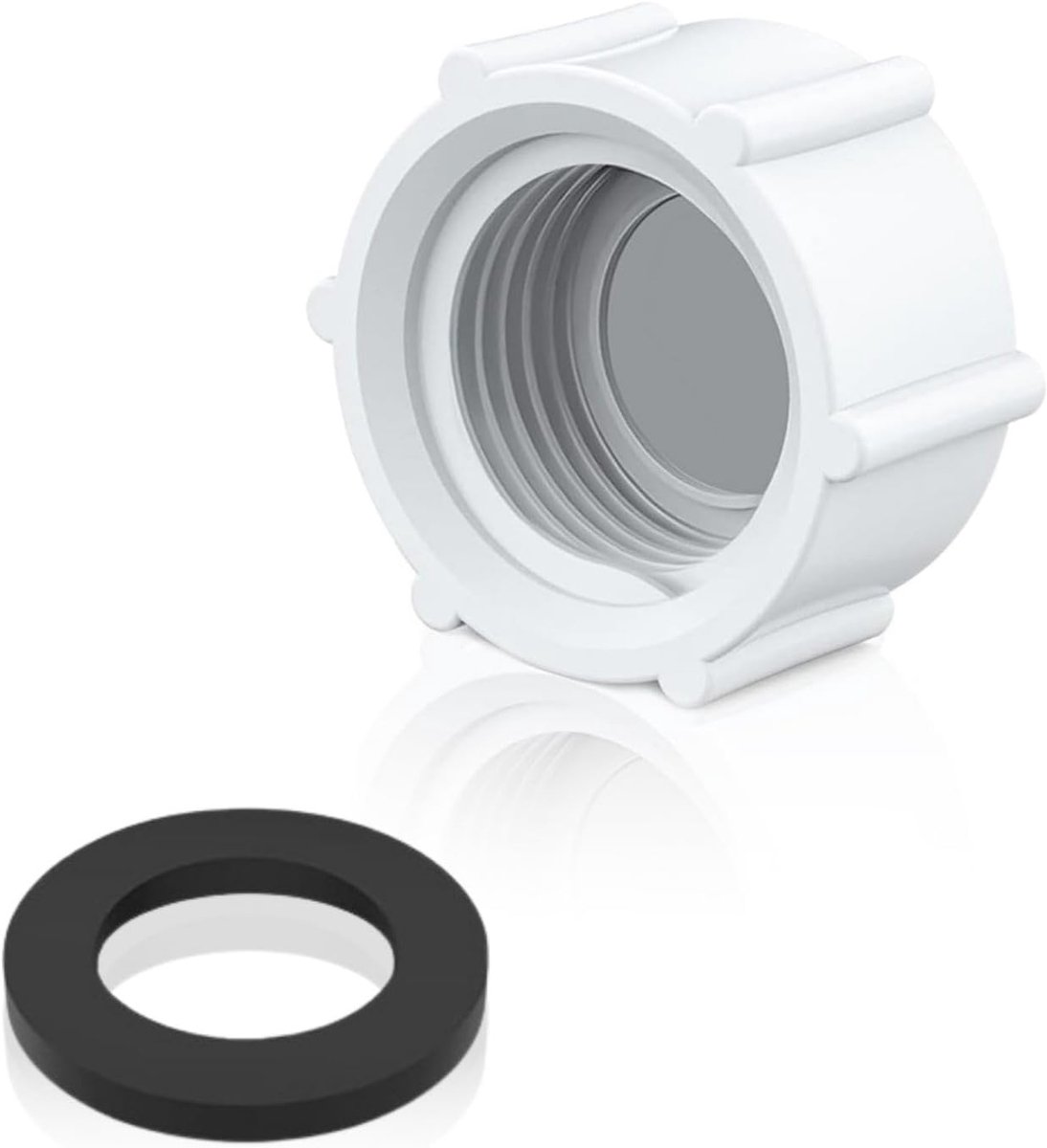 Zwembadafvoerventieldop 11456 - met O-ring - vervangingsonderdeel - voor zandfilterpompen - ShopVlot