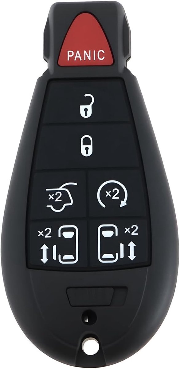 Afstandsbediening sleutel 6-knoppen - geschikt voor Chrysler Grand Voyager 2008-2016 - ShopVlot