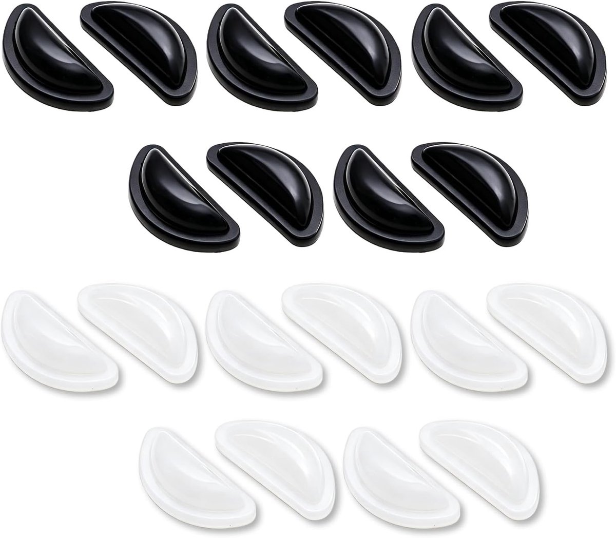 Neuspads voor brillen - 10 Paar - Zacht siliconen - Anti-slip voor comfort - ShopVlot