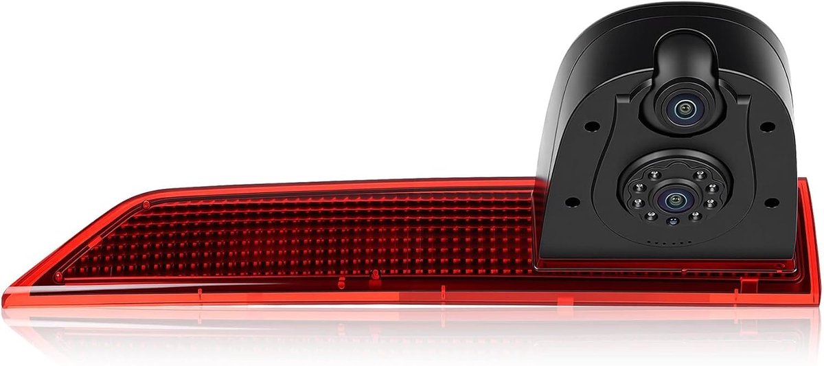 Dubbel camerasysteem Ford Transit 2012-2015 - 3e stoplicht met dubbele camera - AHD 720P/CVBS - ShopVlot