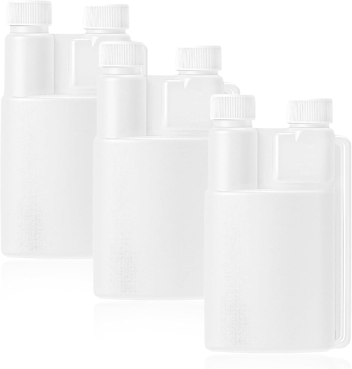 Doseringsfles 120 ml + 15 ml - HDPE - Set van 3 - Precisie bij het doseren - ShopVlot