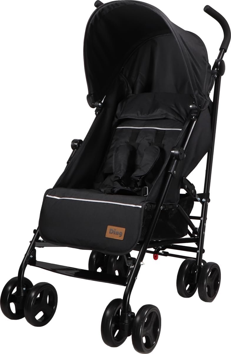 Kinderwagen - Otis - Zwart - Lichtgewicht en compact - Ideaal voor onderweg - SnelShoppen
