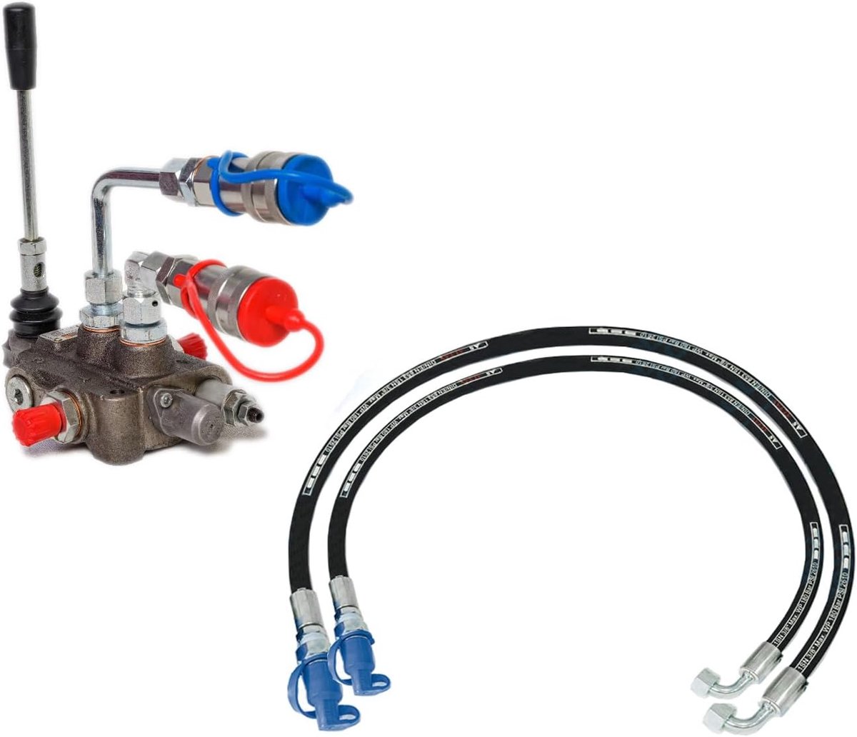 Handbediende klep 45L - Euro-socket snelkoppeling - Geschikt voor hydraulische systemen - Betrouwbare flowregeling - SnelShoppen