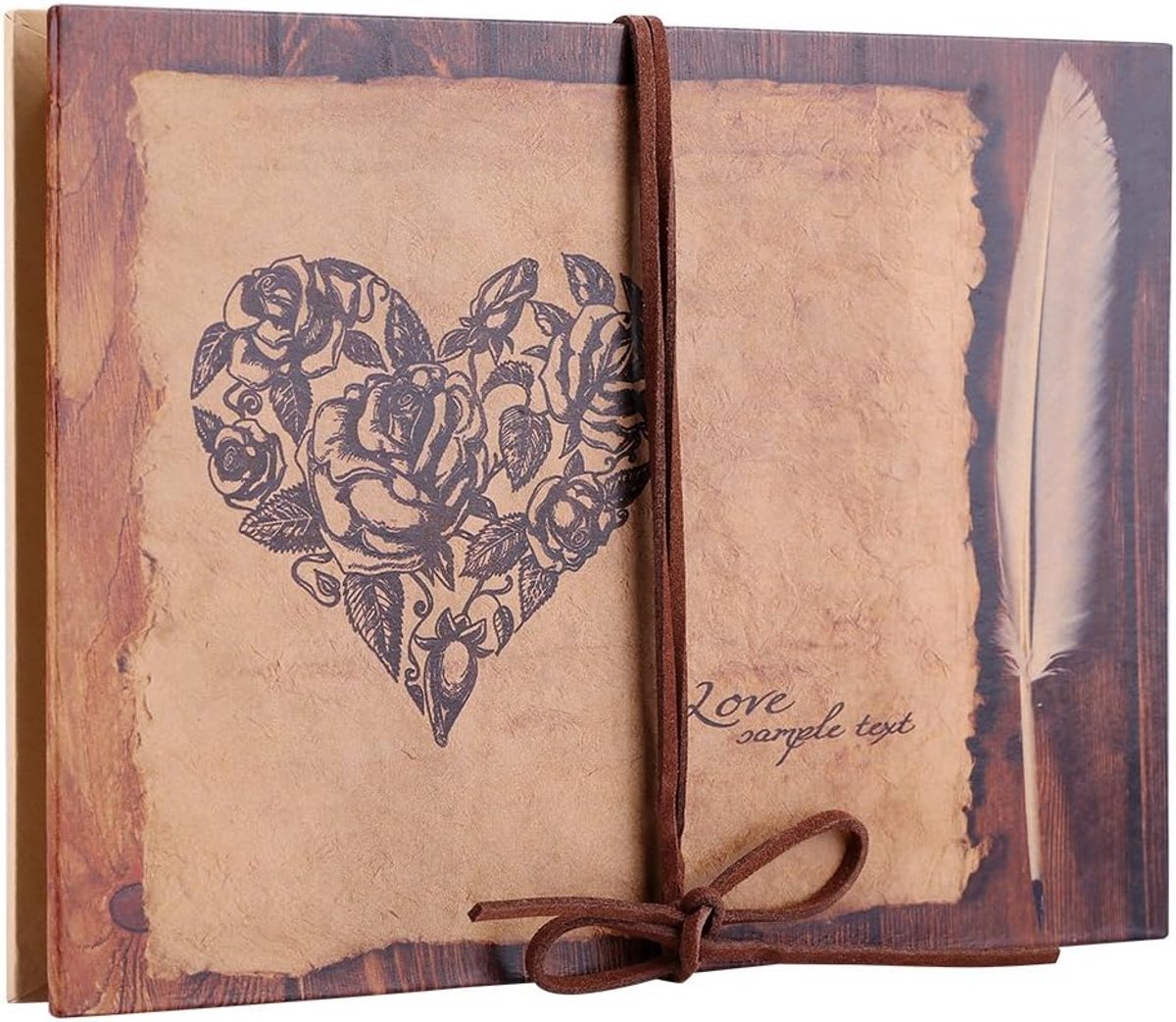 Kraft Travel Dagboek Vintage Style Memory Notebook met schattige stickers kan een aantrekkelijk knutselcadeau voor Kerstmis vrienden familie jubileum verjaardag