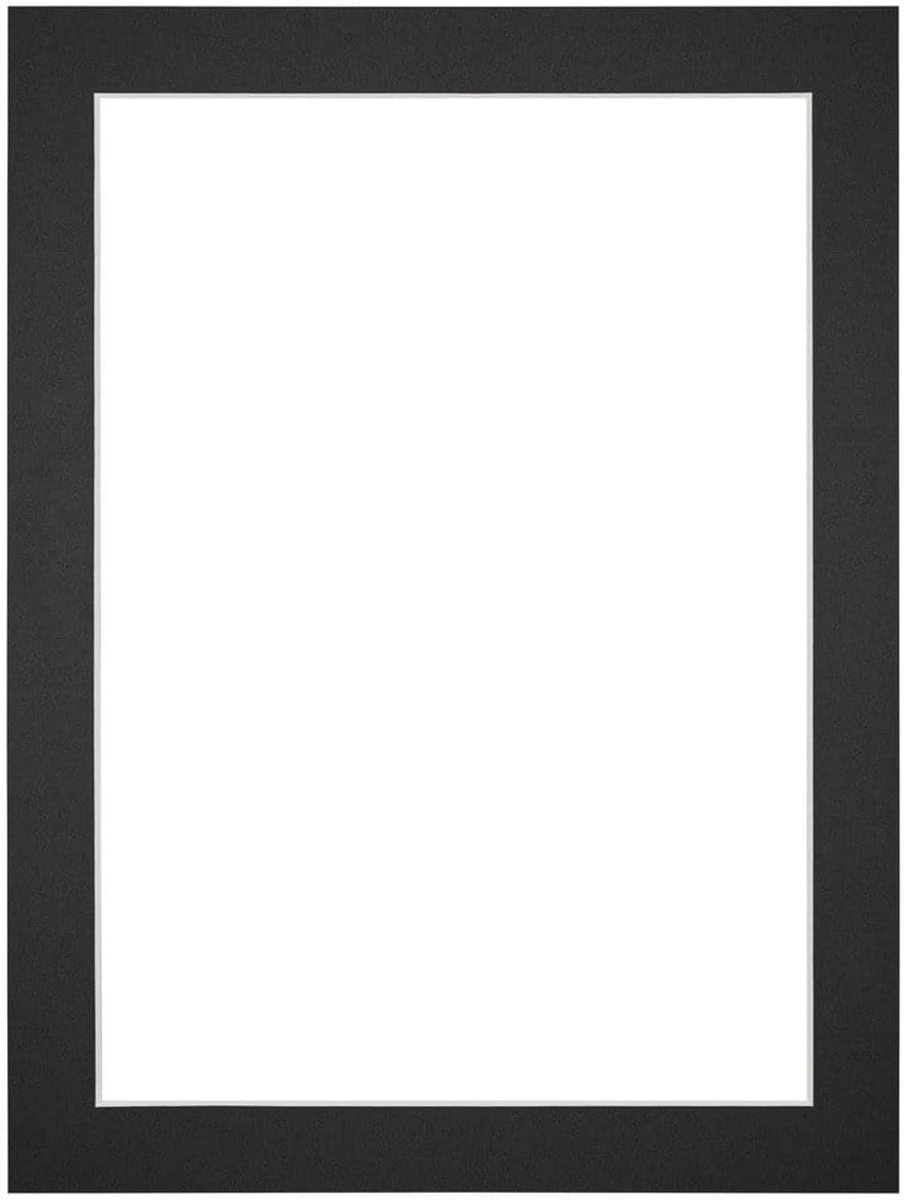 Passe-Partout 60x80cm - Karton Zwart Rand 3cm - 45° Velling - Versterkt uw afbeelding - SnelShoppen