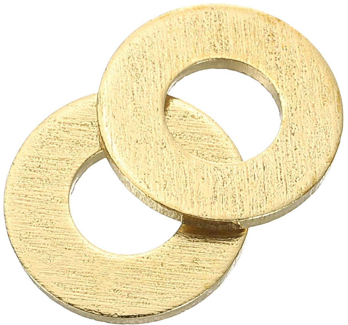 120 stuks onderlegringen set, M4 x 9mm x 0.8mm messing ring bijlagringen assortiment, platte veiligheidsringen afdichtring metalen schijven voor schroeven bouten moeren