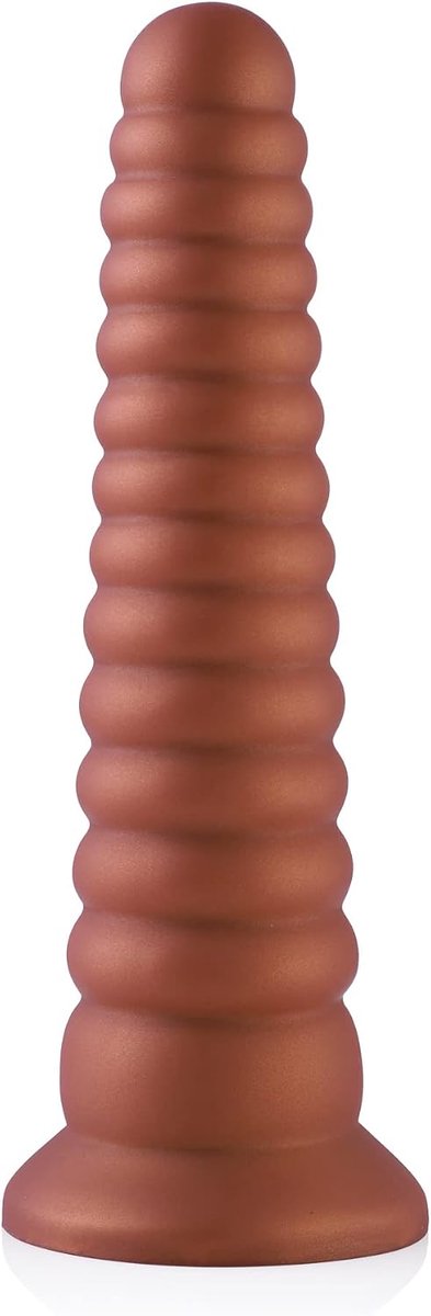 Suction Cup Dildo 26 cm - 100% Premium Siliconen - Voor Anale Penetratie - Eenvoudig te Bevestigen - SnelShoppen