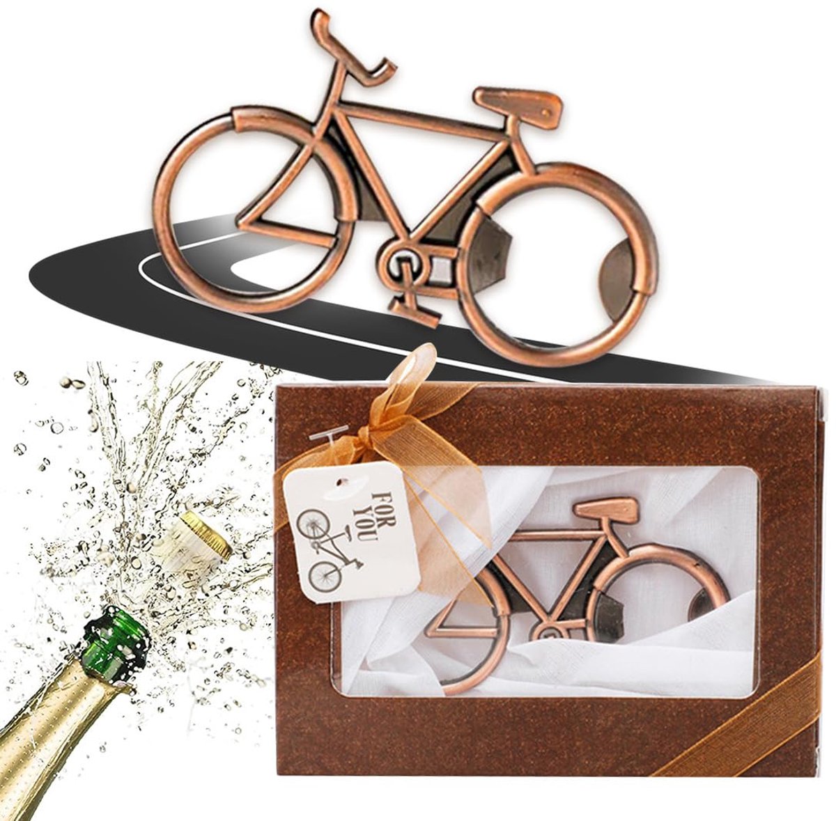Fiets flesopener - origineel cadeau voor fietsers - bieropener - perfect voor mannen - ShopVlot