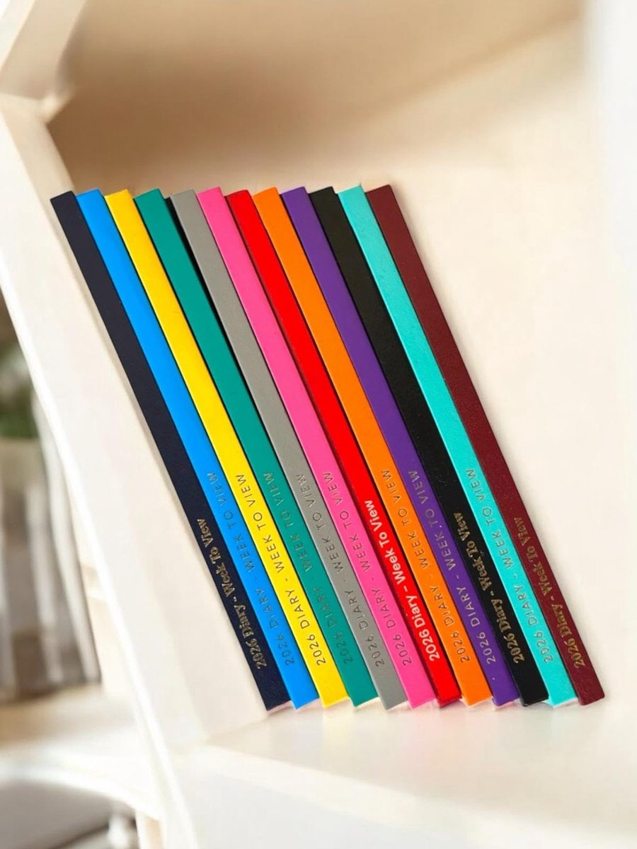 A4 weekplanner - gebonden dagboek - turkoois - persoonlijke organisatie - ShopVlot