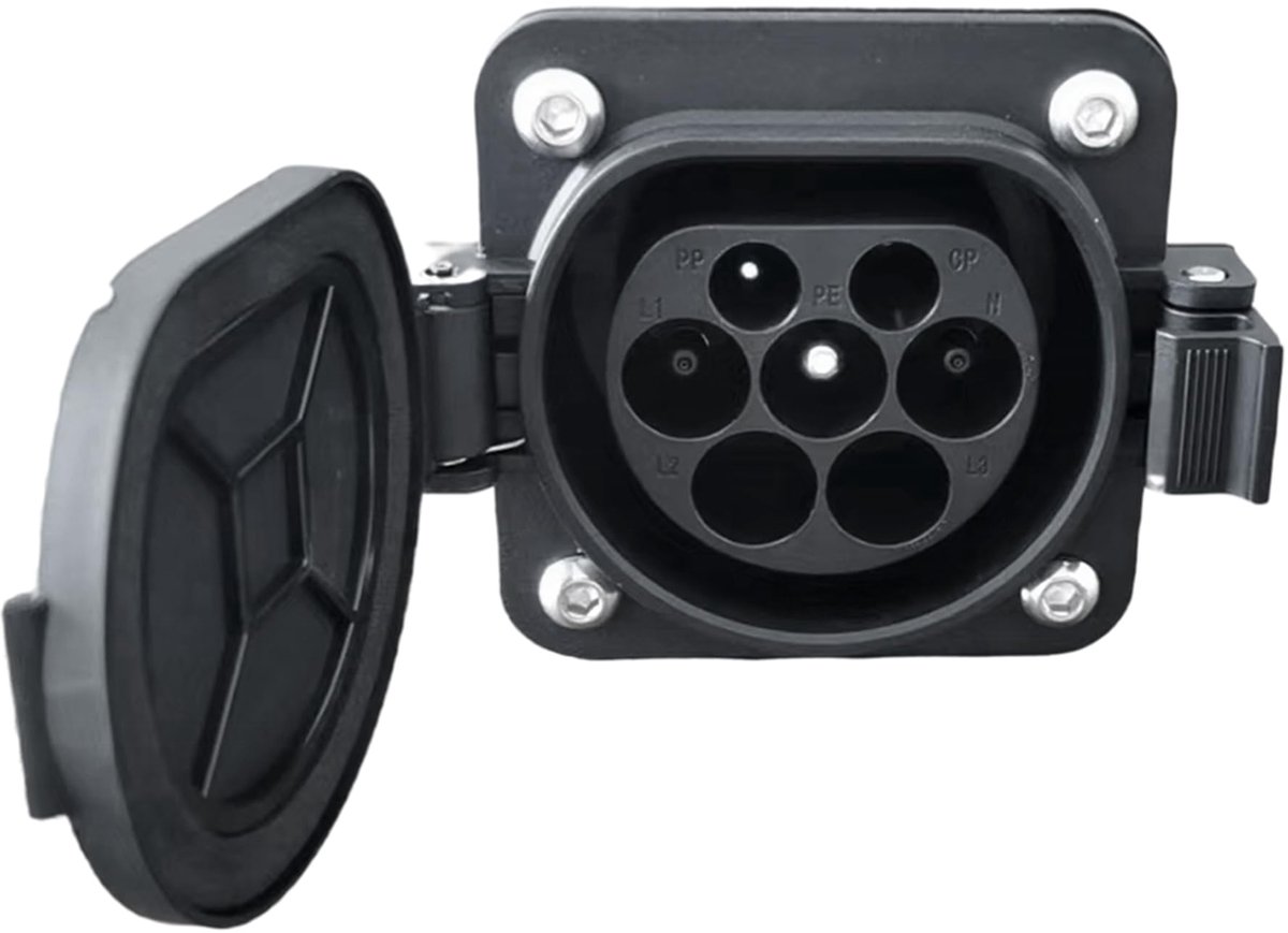 Oplaadbus type 2 32A - 3 fase - model T2 32 SK - ideaal voor elektrische voertuigen - ShopVlot