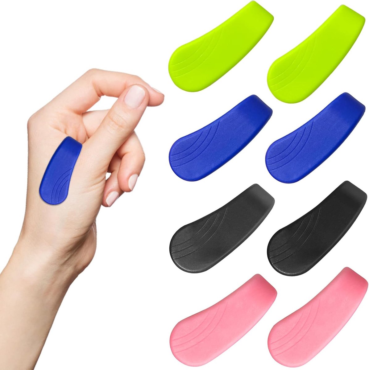 Acupressure clip 8 stuks - draagbaar - pijnverlichting - stressvermindering - ShopVlot