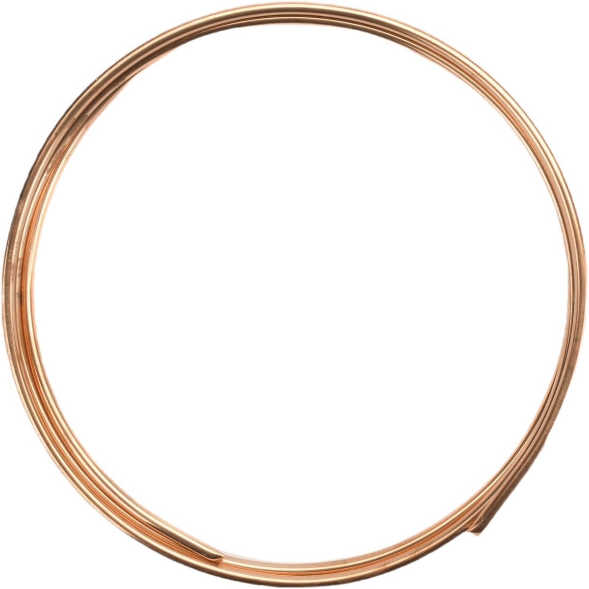 Koperbuis 8 mm 3 m - bruin - geschikt voor gasinstallaties - duurzame oplossing - ShopVlot