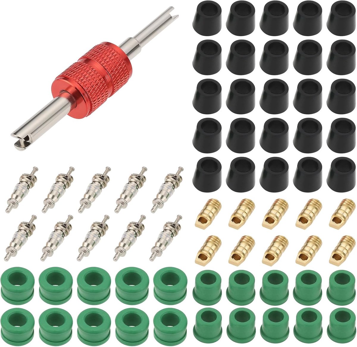 Airconditioning reparatieset 71-delig - Inclusief slang en afdichtingen - Voor auto airconditioning problemen - ShopVlot