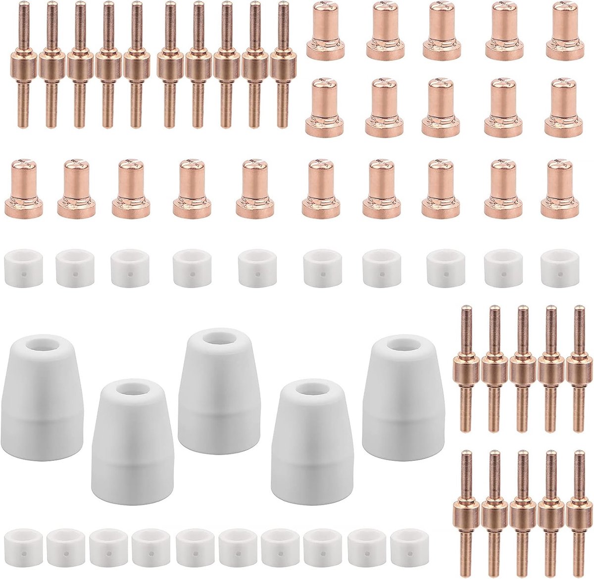 Plasma Cutter Accessoires 65pcs - Verbruiksartikelen - Geschikt voor diverse modellen - Optimale prestaties - ShopVlot