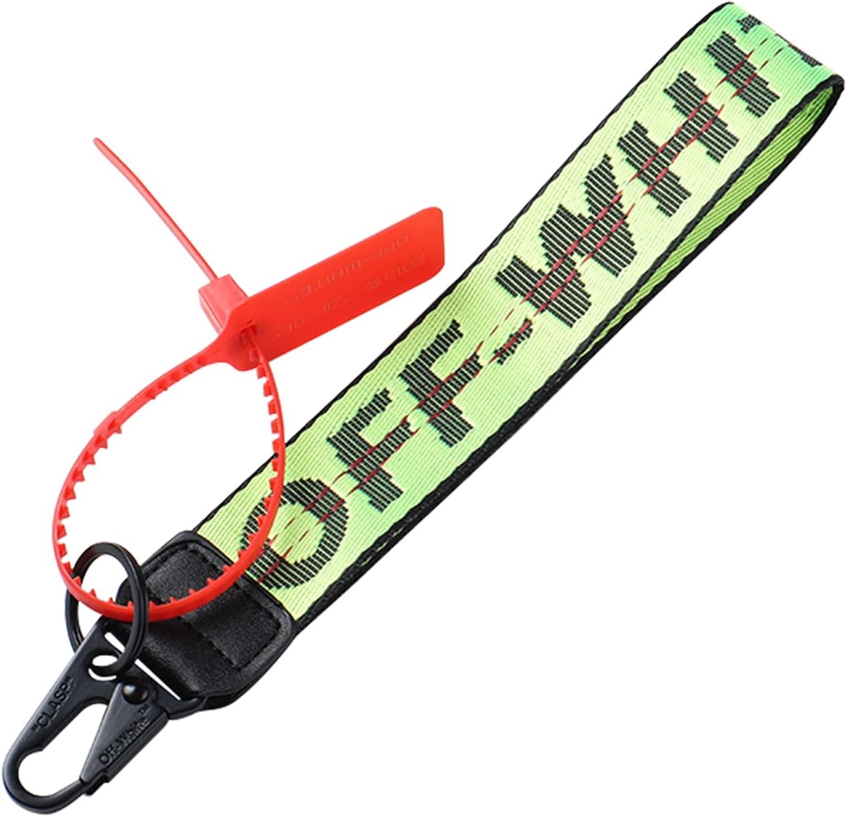 Pols Lanyard Sleutelhanger, Intrekbare Polsband Sleutelhanger, Canvas Mode Brief Lanyard voor Autosleutels ID Houder - ShopVlot
