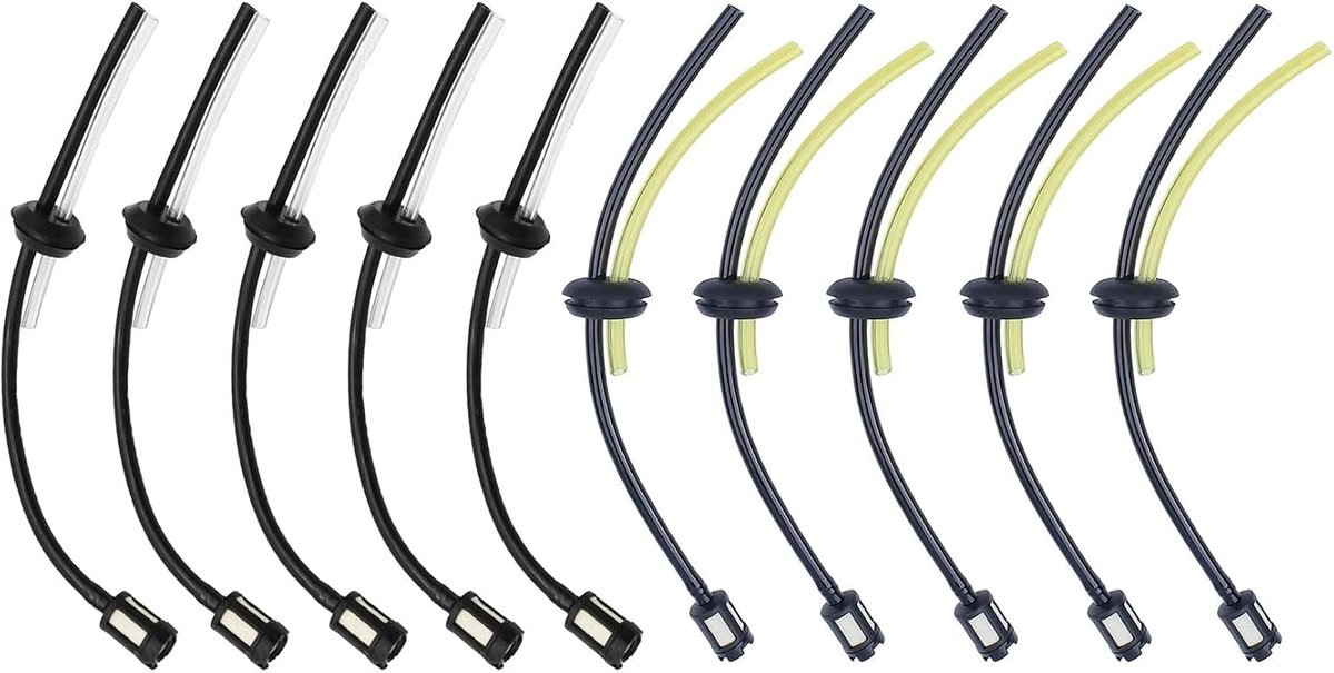 Brandstofleiding grommet kit - 10 stuks - zwart/geel en zwart/wit - vervangingsonderdelen voor Honda - ShopVlot