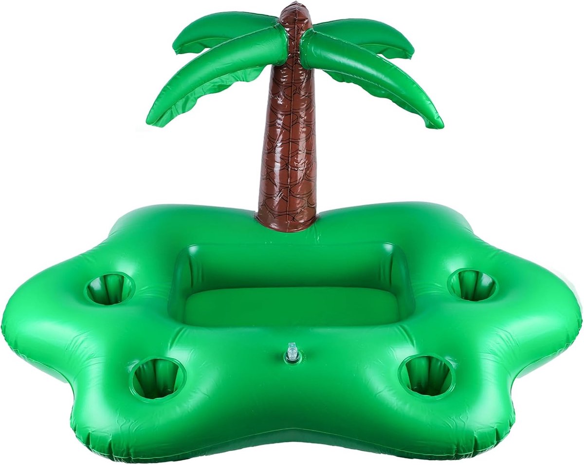 Opblaasbare koeler - grote capaciteit - kokosnoot boom - ideaal voor strandfeesten - ShopVlot