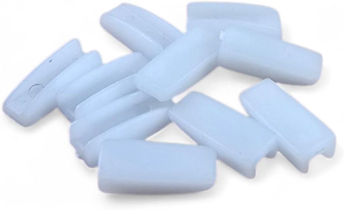 Reserve nylon kaak tips voor platte neus tang - 5 paar - vervangend materiaal - beschermt delicate materialen - ShopVlot