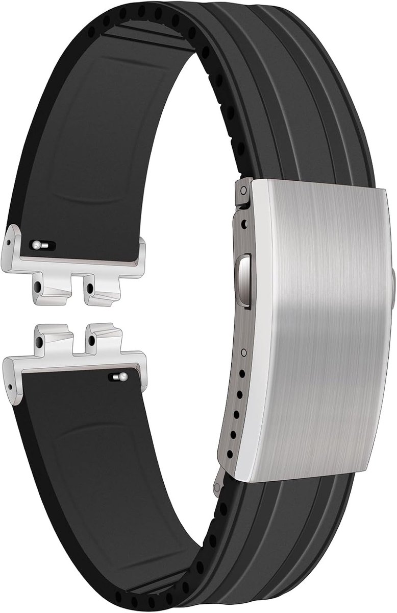 Horlogeband voor Casio GM-B2100 & GMW-B5000 - Fluoroelastomeer - Zacht en duurzaam - Comfortabele vervangband - ShopVlot