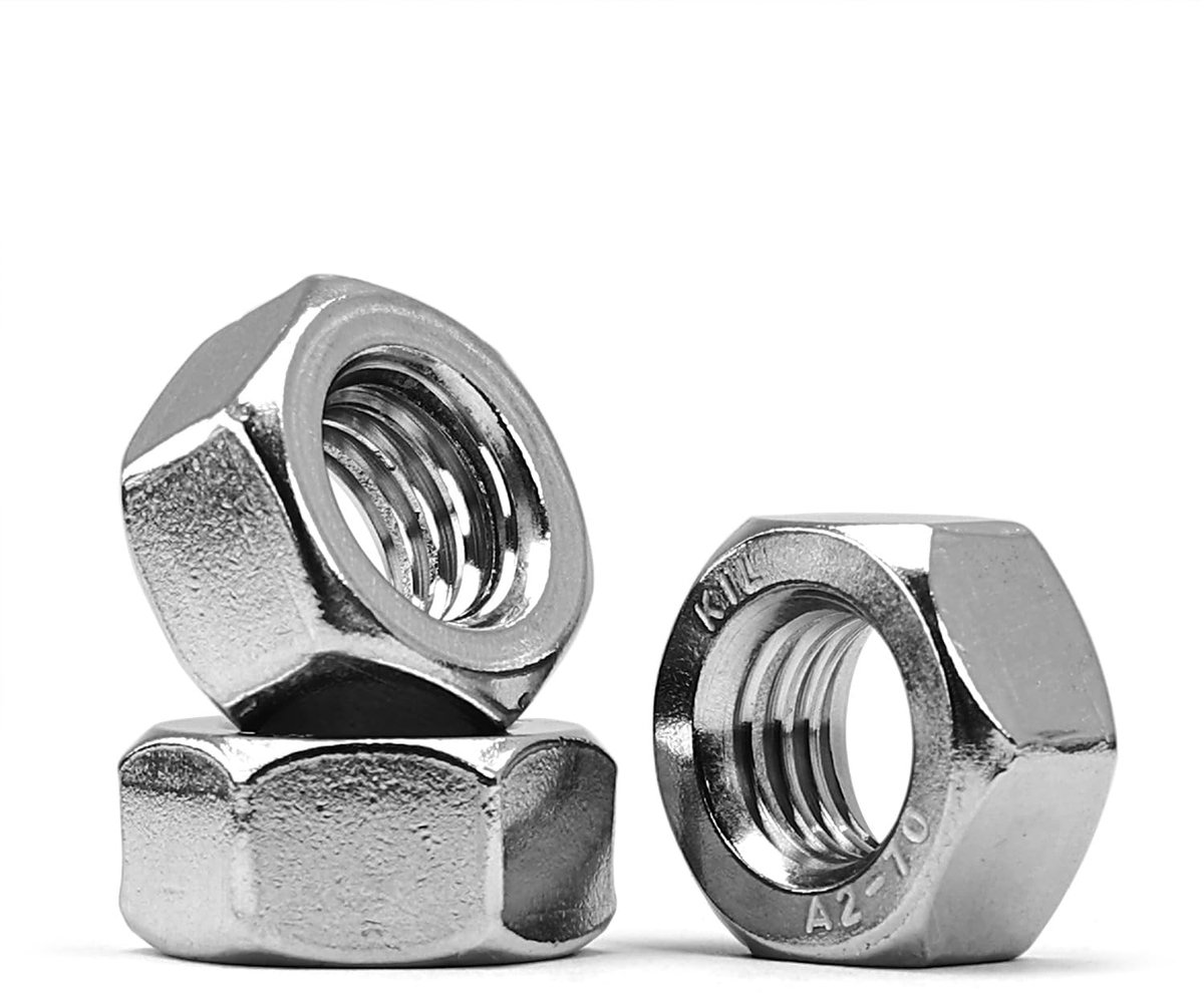 Hexmoer M8 - RVS A2 V2A - 10 Stuks - Corrosiebestendig - ShopVlot