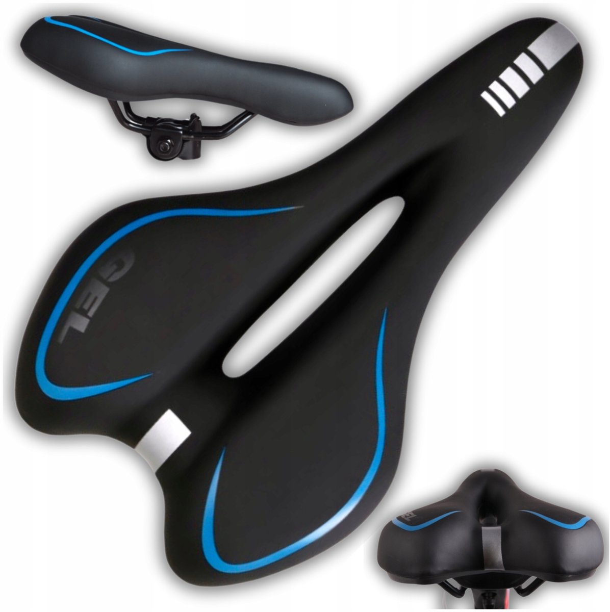 Comfortabel Fietszadel met Ventilatie - Zacht en Ergonomisch