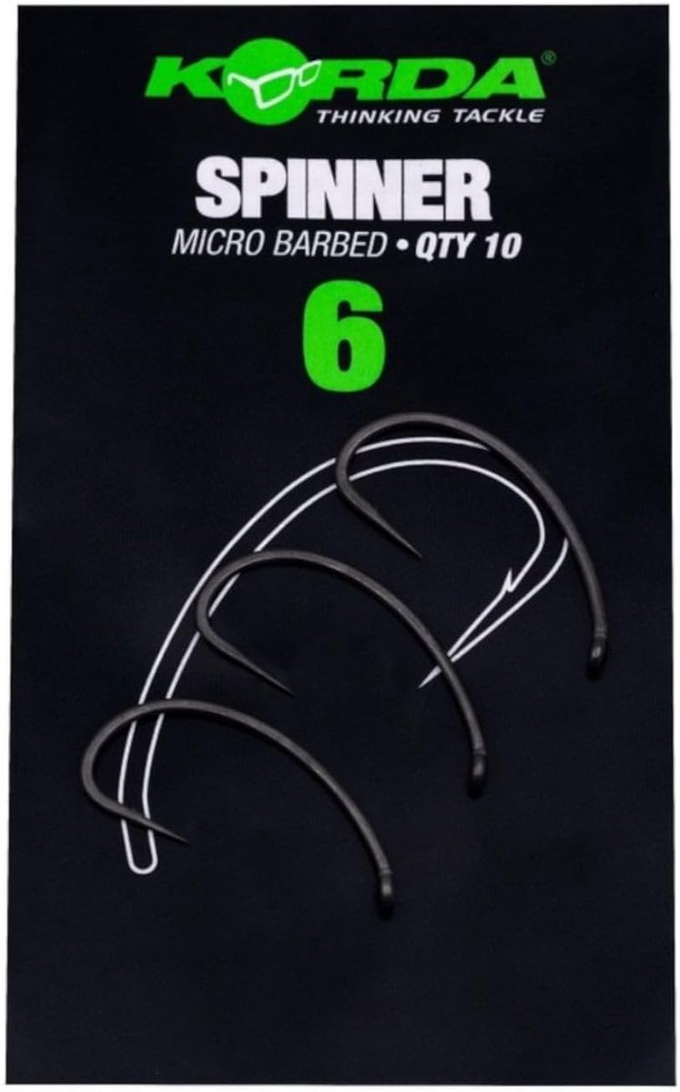 Spinner Haak Korda - PTFE Gecoat - Super scherpe punt - Ideaal voor Spinner Rig - ShopVlot