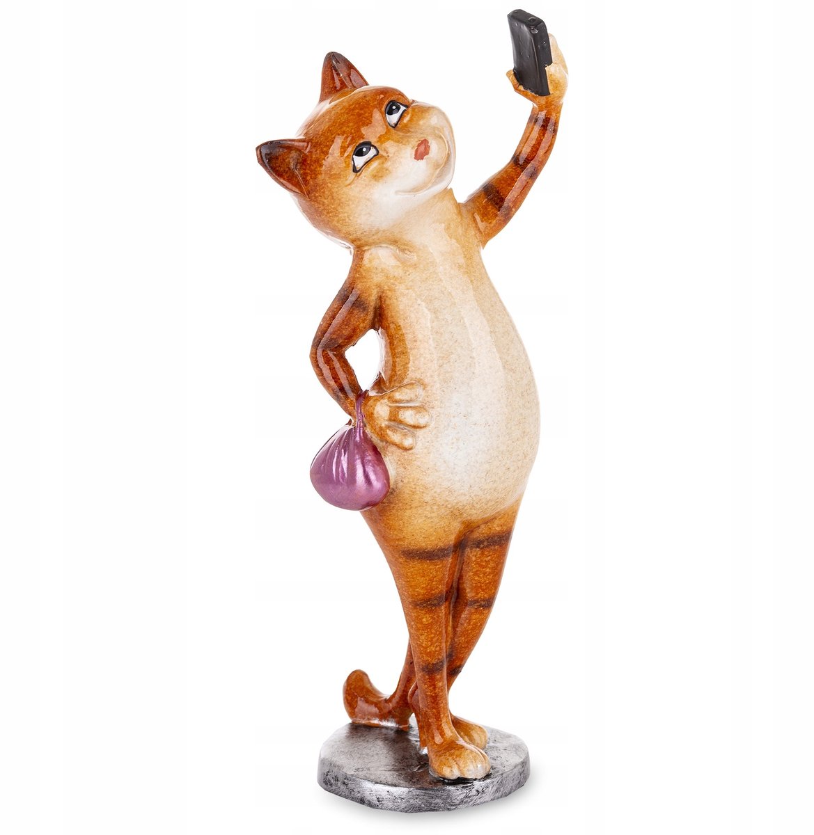 Grappige Kattenfiguur voor Interieurdecoratie - 19x7.5x6 cm