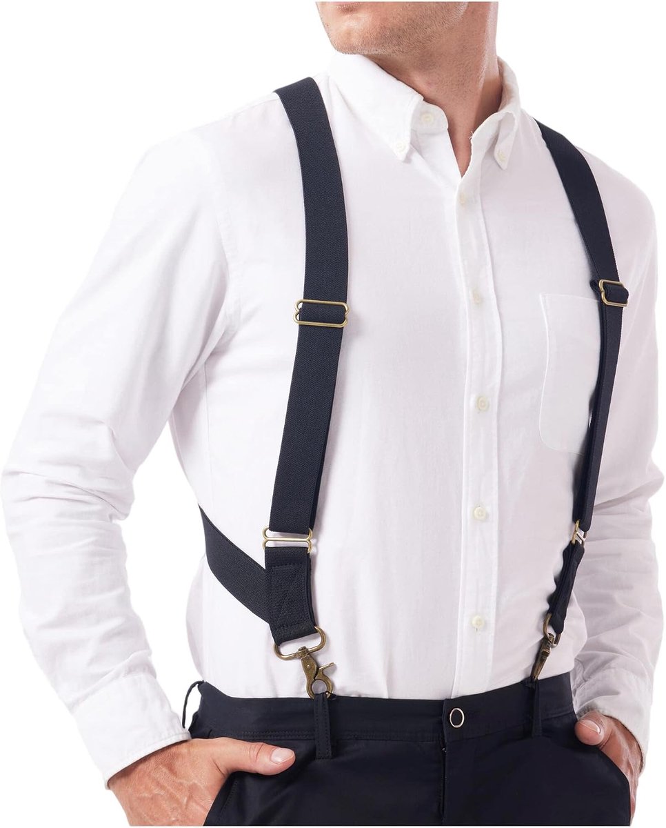 Suspenders voor heren - Heavy duty - Geschikt voor grote en sterke mannen - Stevige ondersteuning - SnelShoppen
