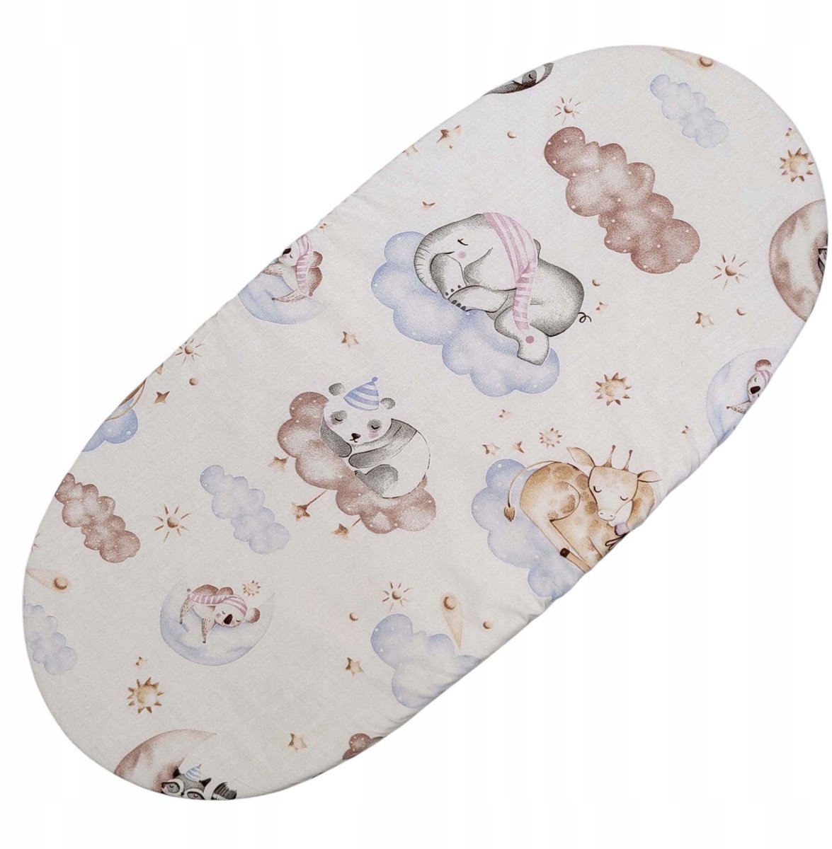 Merkloos Baby Beddengoed 75x35 cm - Zacht Katoen met Elastiek