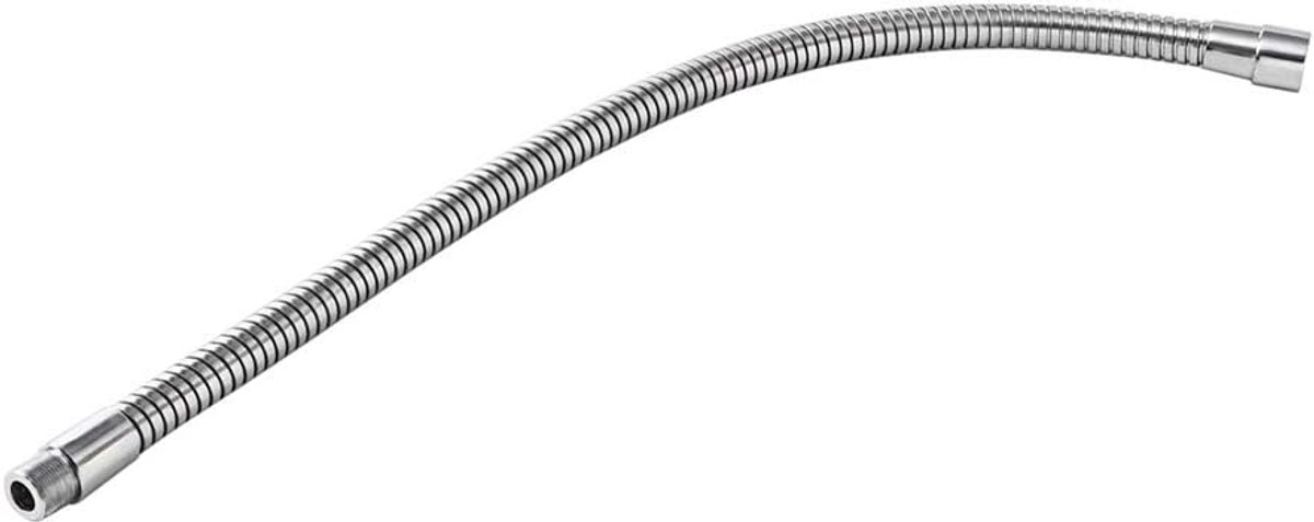 Zwanenhals voor microfoon, 48,3 cm (19 inch), multifunctionele universele metalen slang, chroom