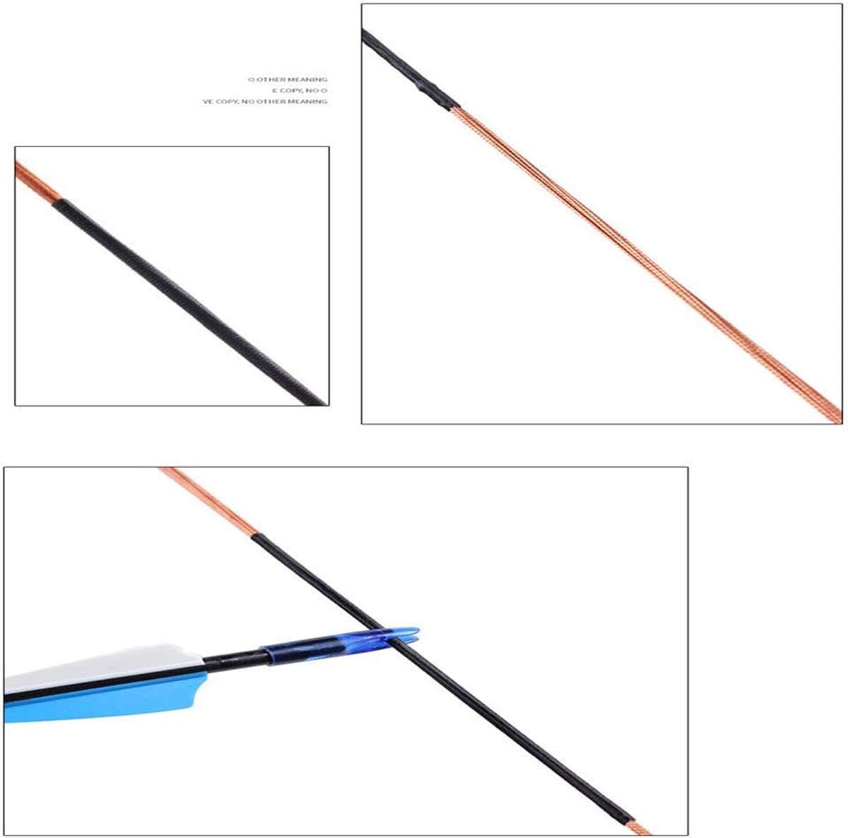 51 Inch Recurve Boog, Boogpees Handmatige Boogschieten Boogpees Rechte Recurve Boog Jachtuitrusting 128cm