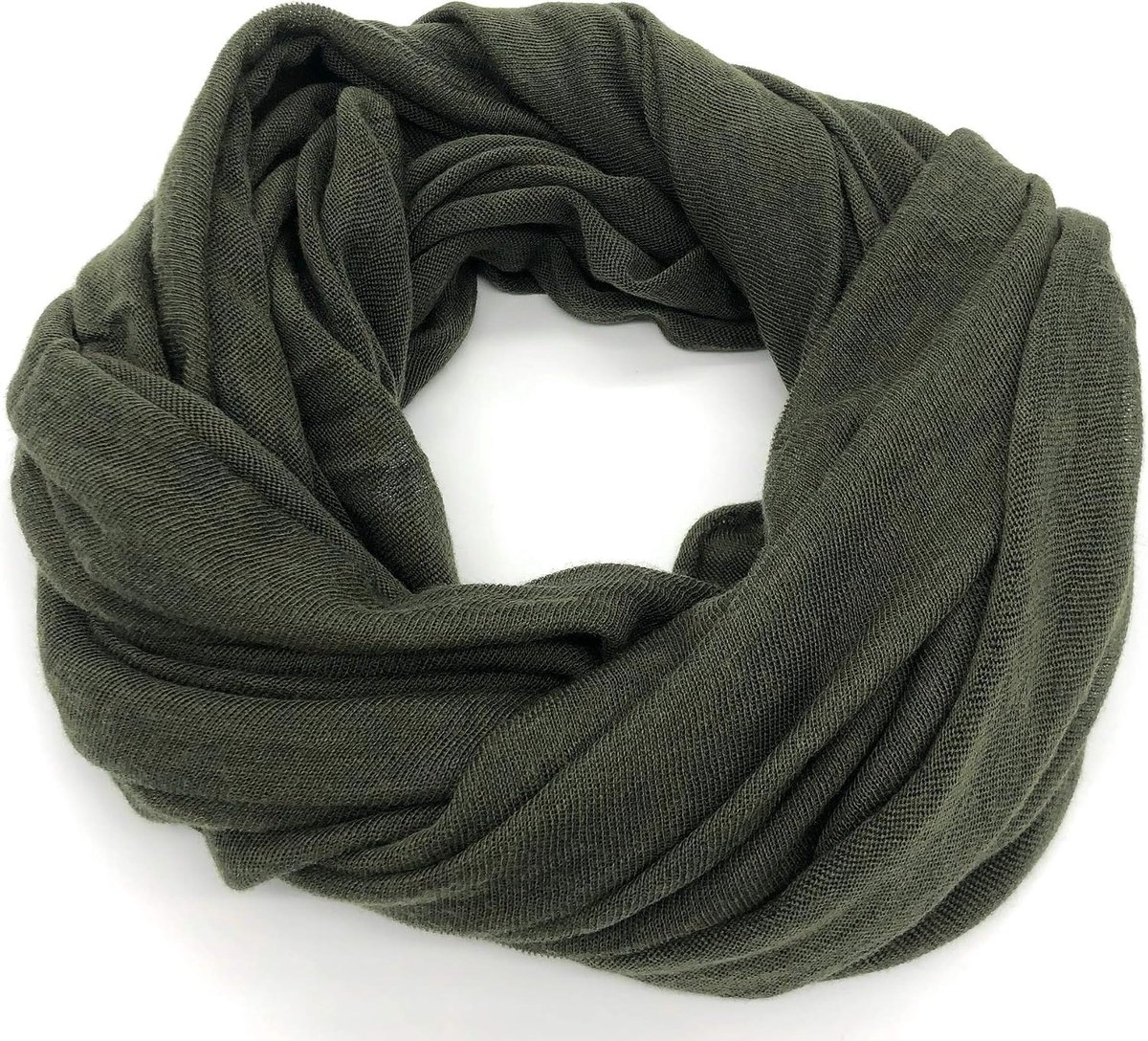 Sjaal 100% extrafijne merinowol Dames/Heren - Herfst/Winter Lichtgewicht en kwaliteitsvolle omslag Rondgebreid, ideaal voor alle looks zacht en warm