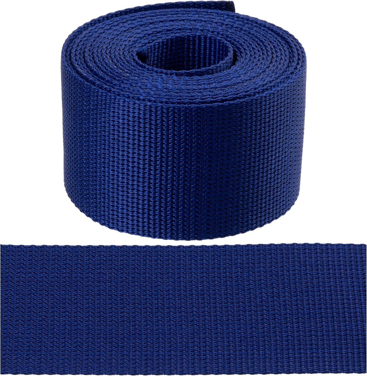 - Polyamide band, kleur blauw, 3 meter | breedte 50 mm | voor naaien, bevestigen, klussen, DIY