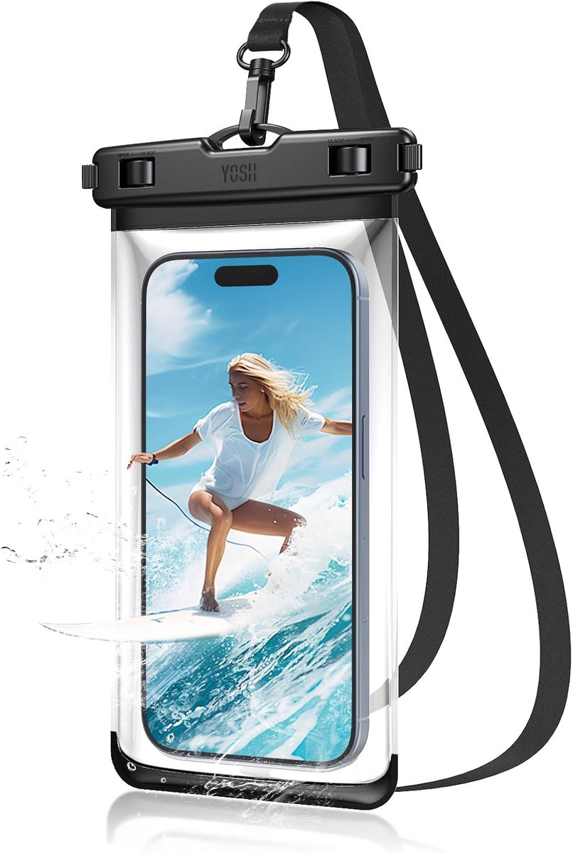 Mobiel waterdichte hoes - IPX8 bescherming - verbeterde sluiting - ideaal voor onderwatergebruik - SnelShoppen