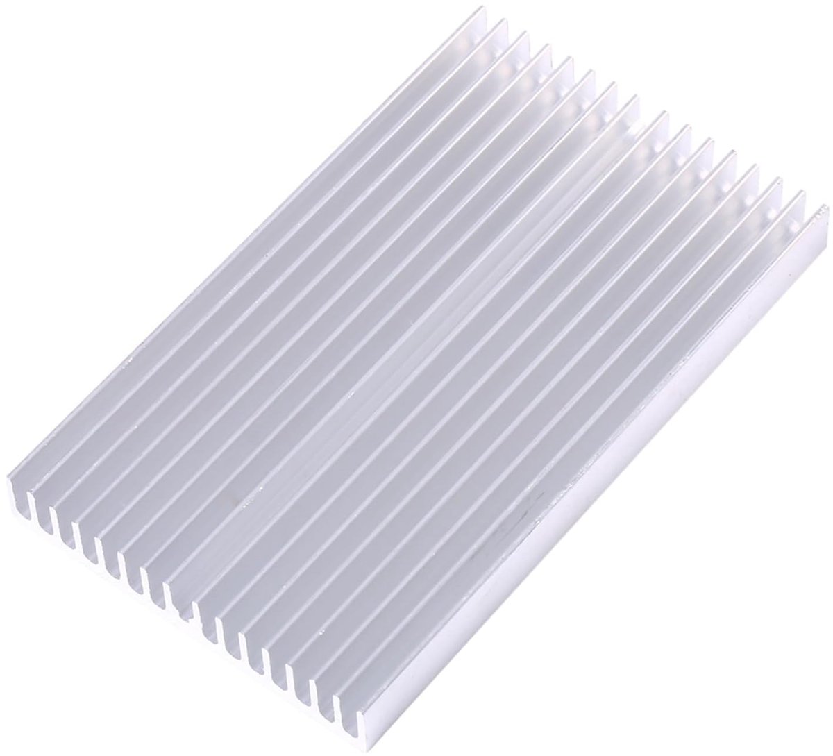 Koellichaam, 100x60x10mm DIY Aluminium Grille Vorm Koellichaam, voor IC LED Power Transistor, PC Computer, Stroomversterkers, Spanningsregelaars, Argentinië