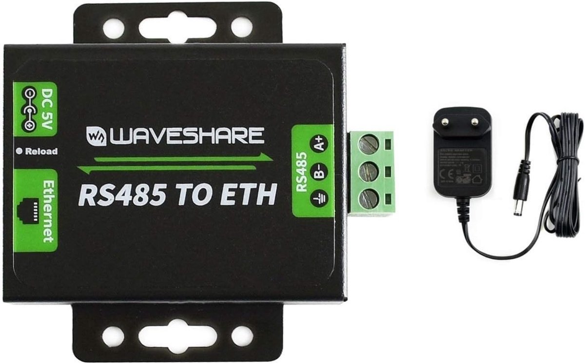RS485 naar Ethernet Converter Module - 10/100M Auto-MDI/MDIX - Configureerbare Baudrate - Eenvoudige webconfiguratie - ShopVlot