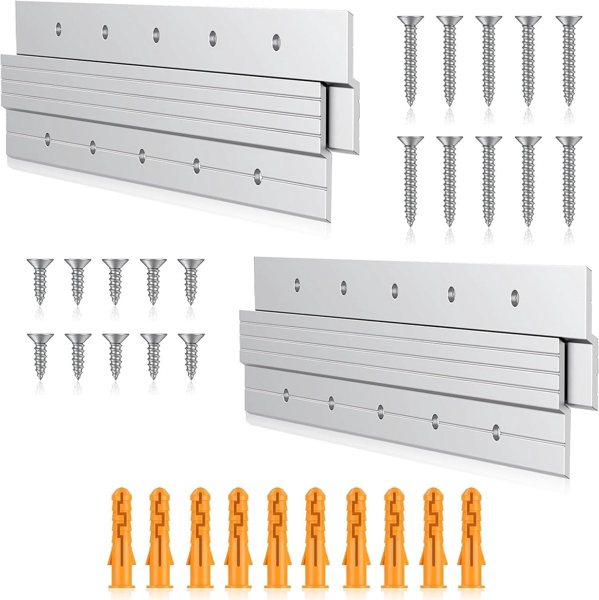 Z-klemmen voor ophangen - 30 cm - aluminium legering - hoog draagvermogen tot 36 kg - ShopVlot