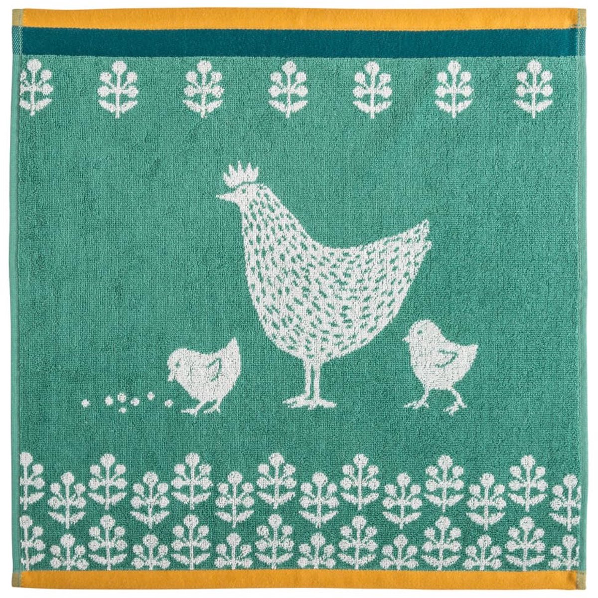 Badstof vierkant 50 x 50 cm - jacquard katoen - absorberend - ideaal voor thuisgebruik - ShopVlot