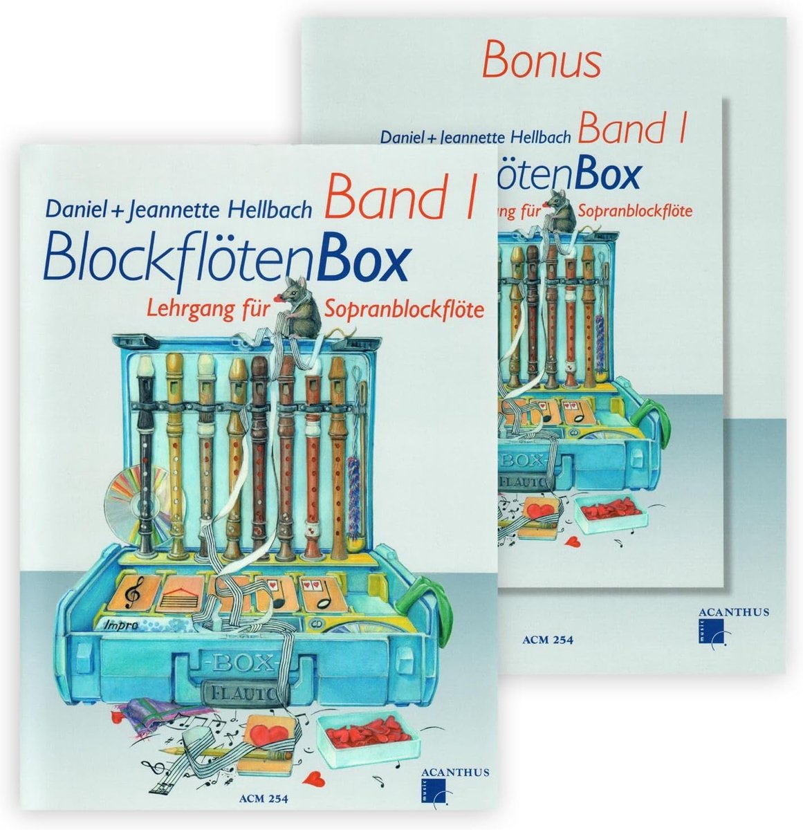 Blockfluit Box Band 1 - Soprano Recorder Cursus - Inclusief 2 CD's - Leer en speel met plezier - ShopVlot