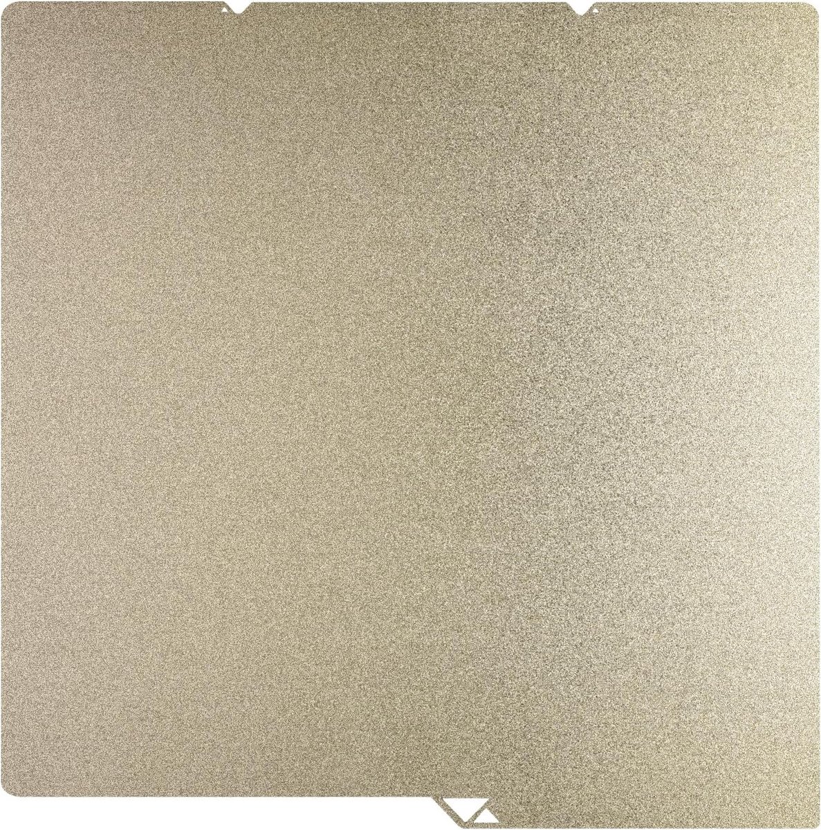 Bouwplaat PEI 264 x 276mm - Dubbelzijdig - Gouden textuur - Geschikt voor Anycubic Kobra S1 - ShopVlot