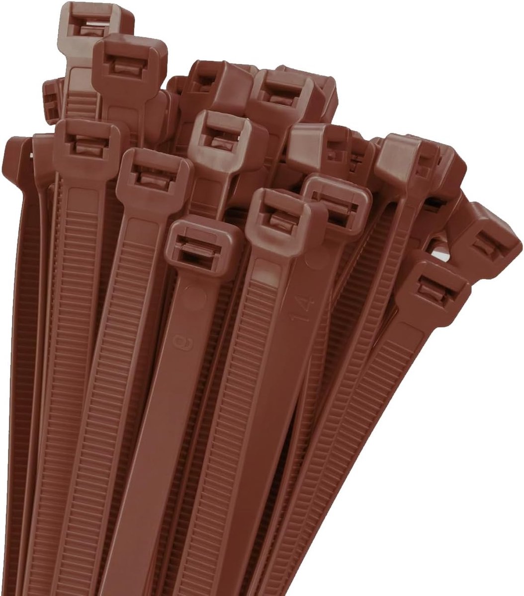 Kabelbinders 18 Inch - 100 Pack - Sterk plastic - 200 lbs treksterkte - Voor binnen en buiten - ShopVlot