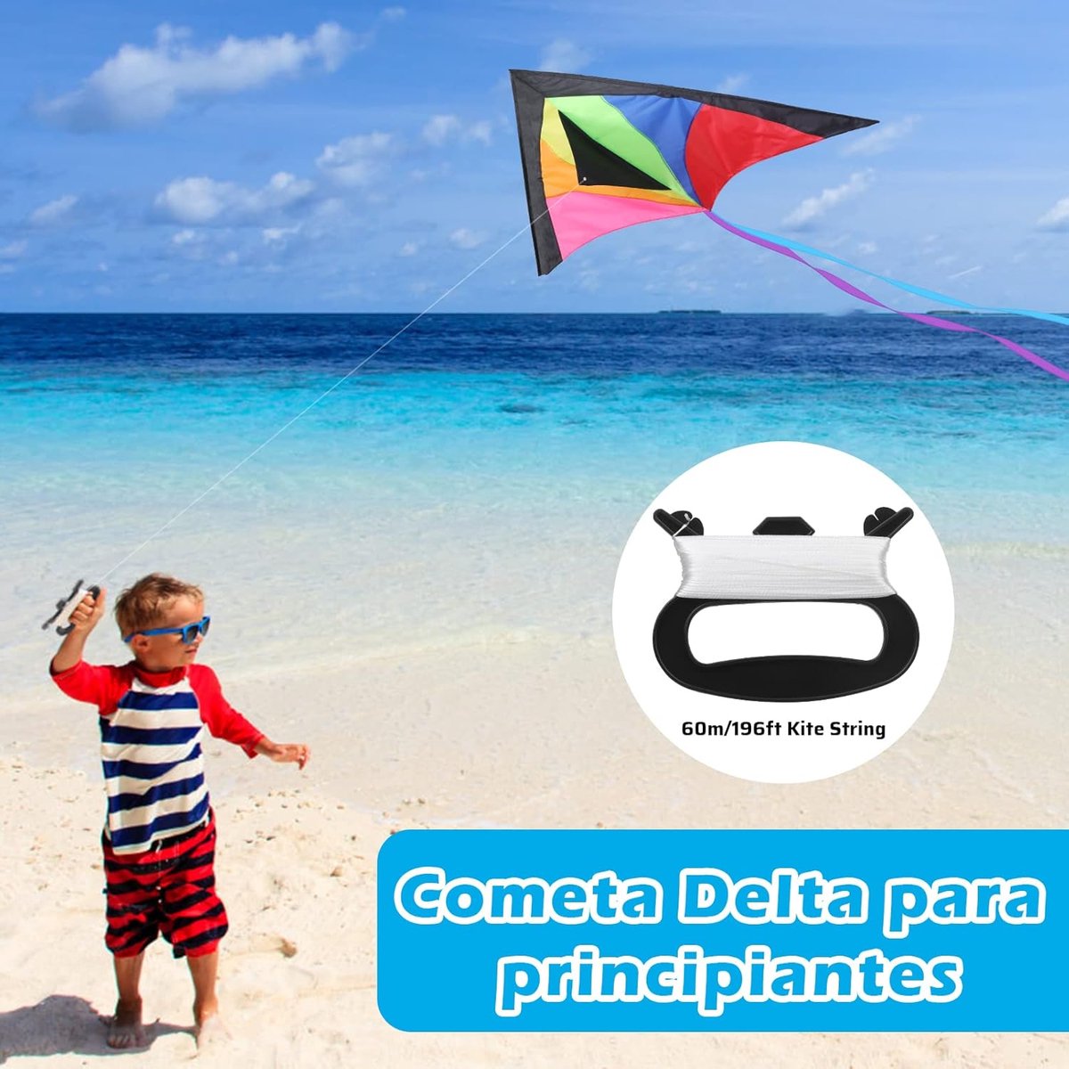 Vlieger voor kinderen en volwassenen - Draken van ripstop polyester - Sterke constructie - Perfect voor buitenplezier - ShopVlot