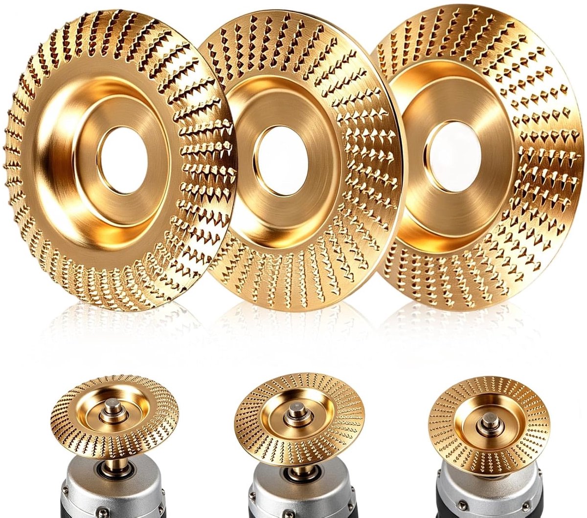 Houtslijpschijf 125 mm - wolfraamcarbide - veelzijdig slijpen - ideaal voor houtbewerking - ShopVlot
